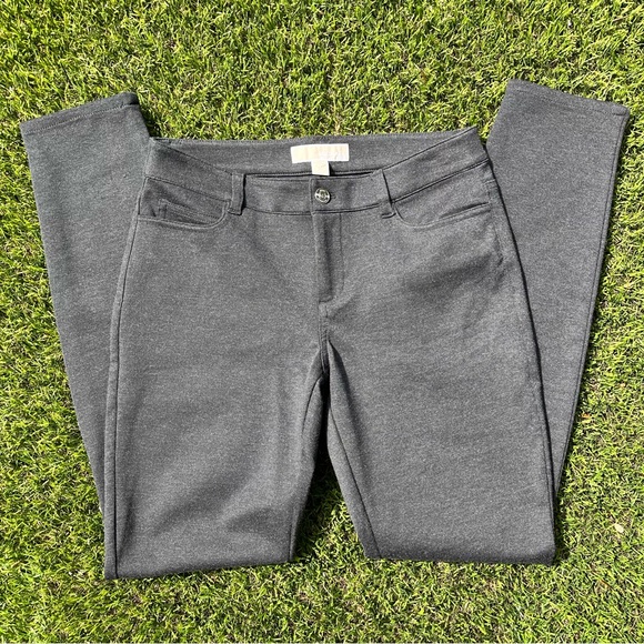 MICHAEL Kors Dark Gray Skinny Pants Leggings - Picture 2 of 6